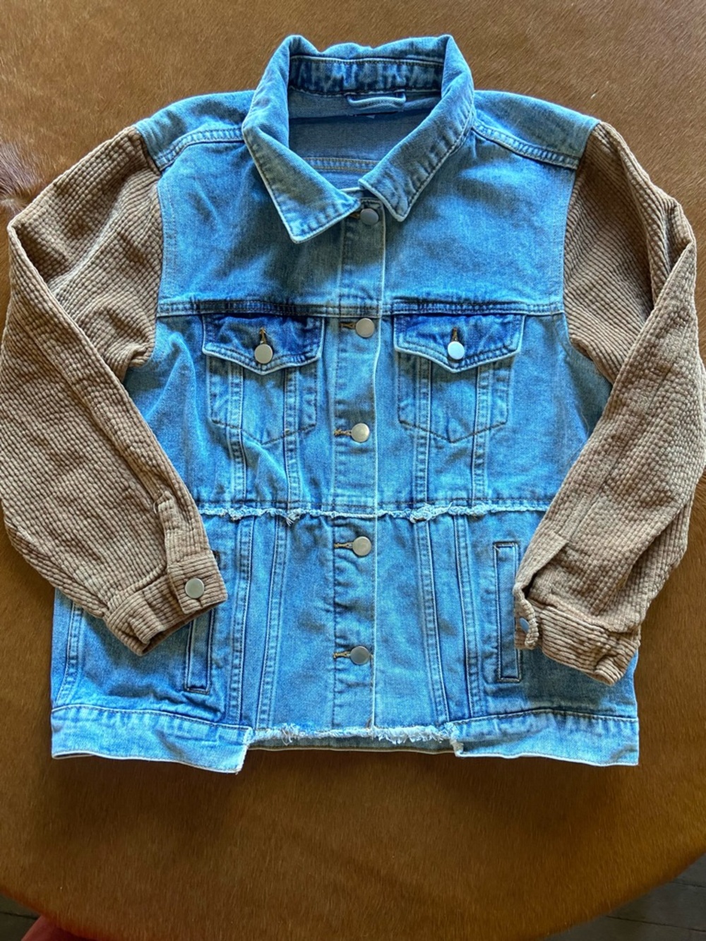 Lucy Avenue Denim & Corduroy Jacket